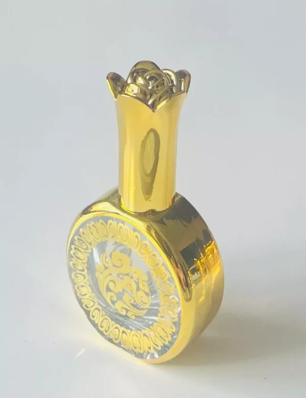 Glass Golden Spray Bottle 20ml Empty Refillable Perfume Mini Travel PocketSize C