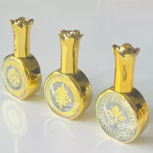 Glass Golden Spray Bottle 20ml Empty Refillable Perfume Pocket-Size Random one