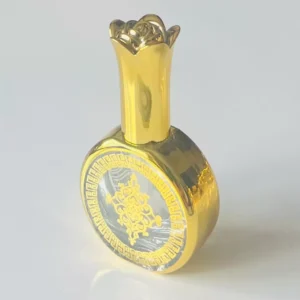 Glass Golden Spray Bottle 20ml Empty Refillable Perfume Mini Travel PocketSize B