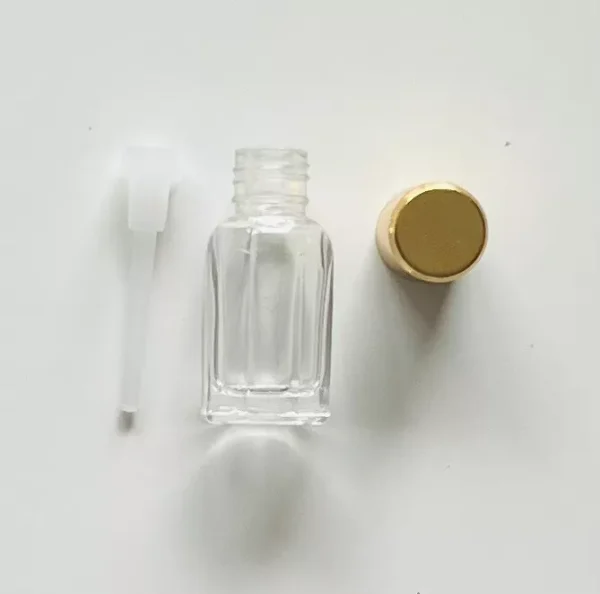 one Empty 6ml/12ml Refillable Glass Attar Perfume Bottle W/Stick On+Gold Cap - Image 15