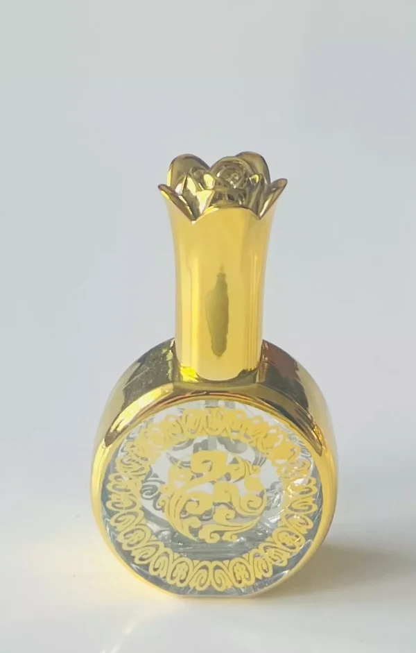 Glass Golden Spray Bottle 20ml Empty Refillable Perfume Mini Travel PocketSize C - Image 2