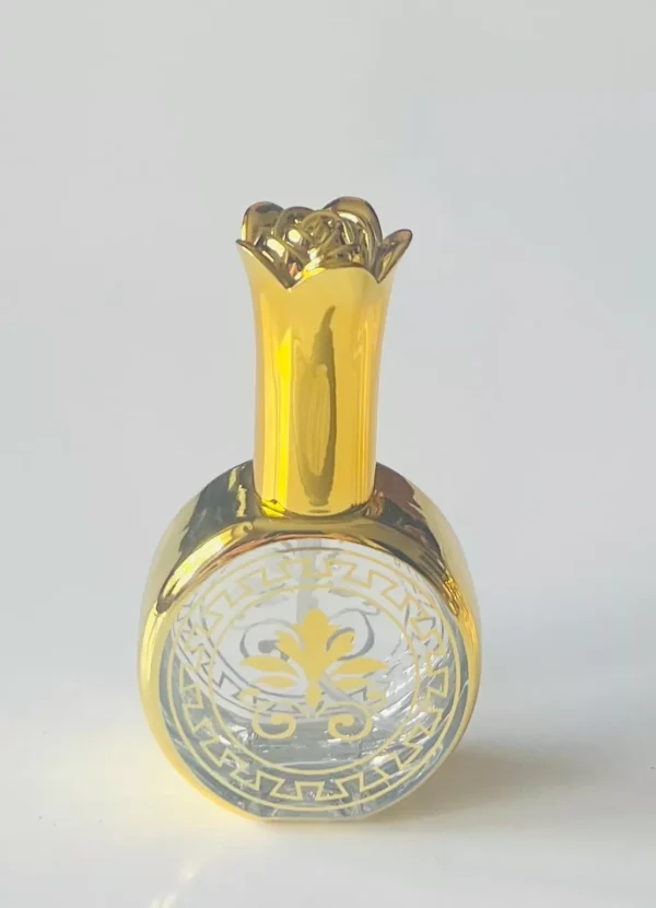 Glass Golden Spray Bottle 20ml Empty Refillable Perfume Mini Travel PocketSize A - Image 2