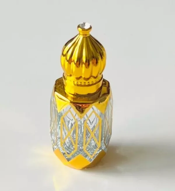 Glass Golden Roll on Bottle 6ml-Refillable Perfume Empty Bottles Essential Oil/C - Image 4
