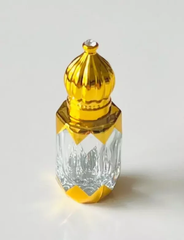 Glass Golden Roll on Bottle 6ml-Refillable Perfume Empty Bottles Essential Oil/A - Image 4