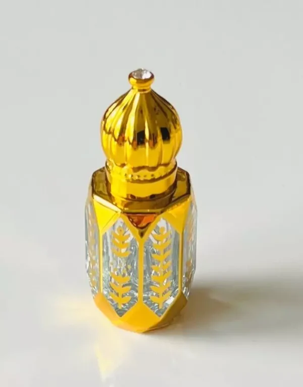 Glass Golden Roll on Bottle 6ml-Refillable Perfume Empty Bottles Essential Oil/D - Image 4