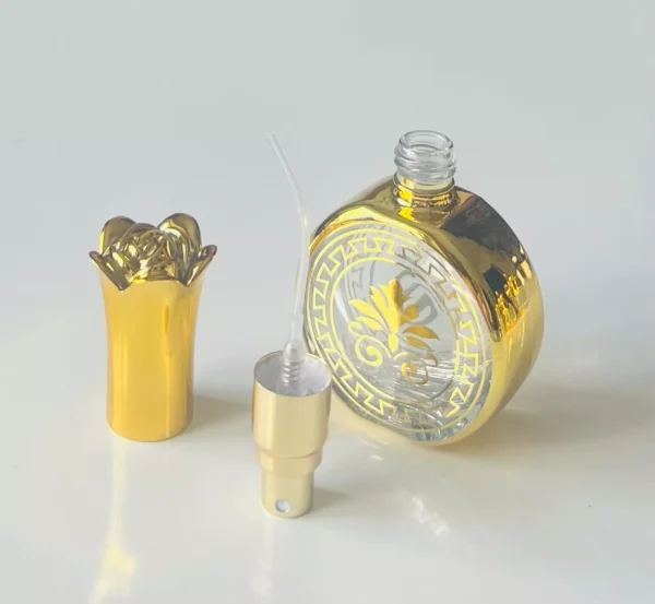 Glass Golden Spray Bottle 20ml Empty Refillable Perfume Mini Travel PocketSize A - Image 5
