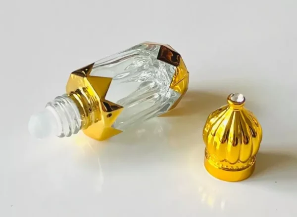 Glass Golden Roll on Bottle 6ml-Refillable Perfume Empty Bottles Essential Oil/A - Image 6